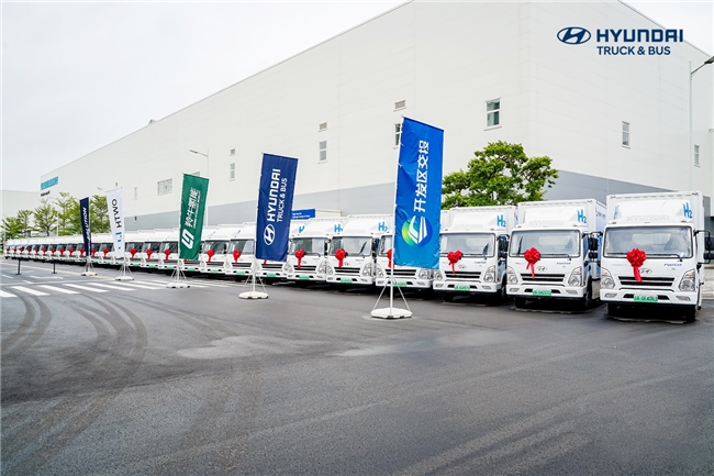 現代盛圖氫燃料電池輕卡首批交付 助力廣州區域綠色轉型