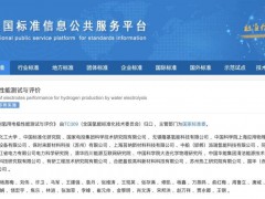 國標發布！3月1日啟動氫用電極新標準